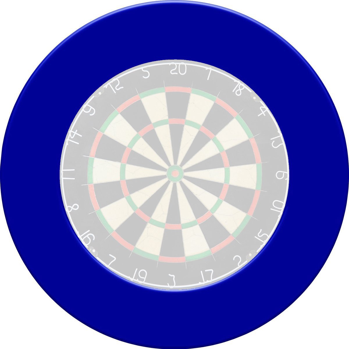 Dragon Darts - Dartbord Surround Blauw - Hoogwaardige Dartomranding - Dart Surround Ring - Bescherming Pijlen & Muren - Gemakkelijk te bevestigen