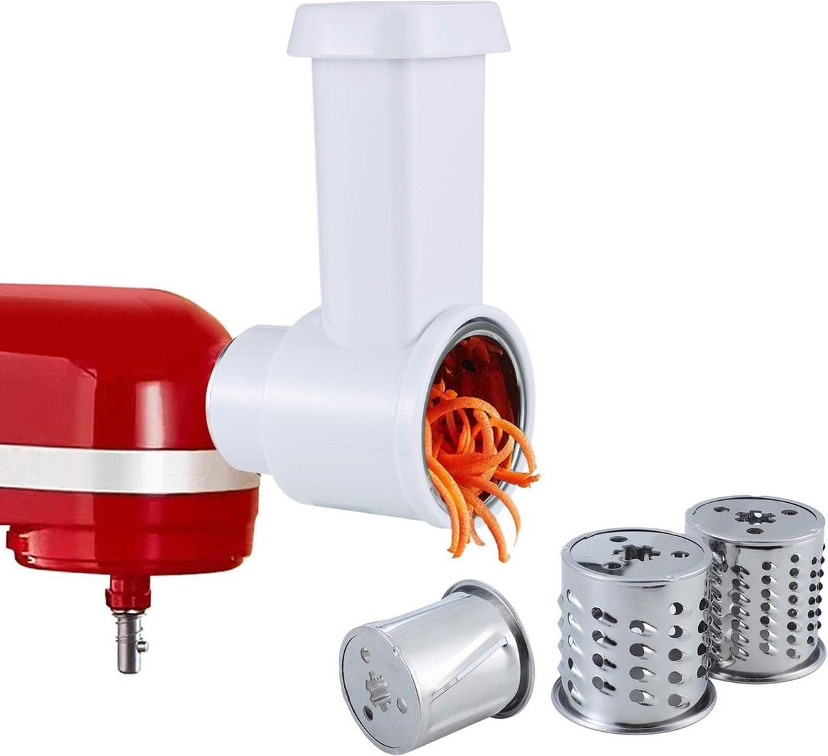 Slicer Shredder Attachment voor Groente Chopper en Kaasrasp KitchenAid Stand Mixer PHISINIC Stand Mixer Accessoires