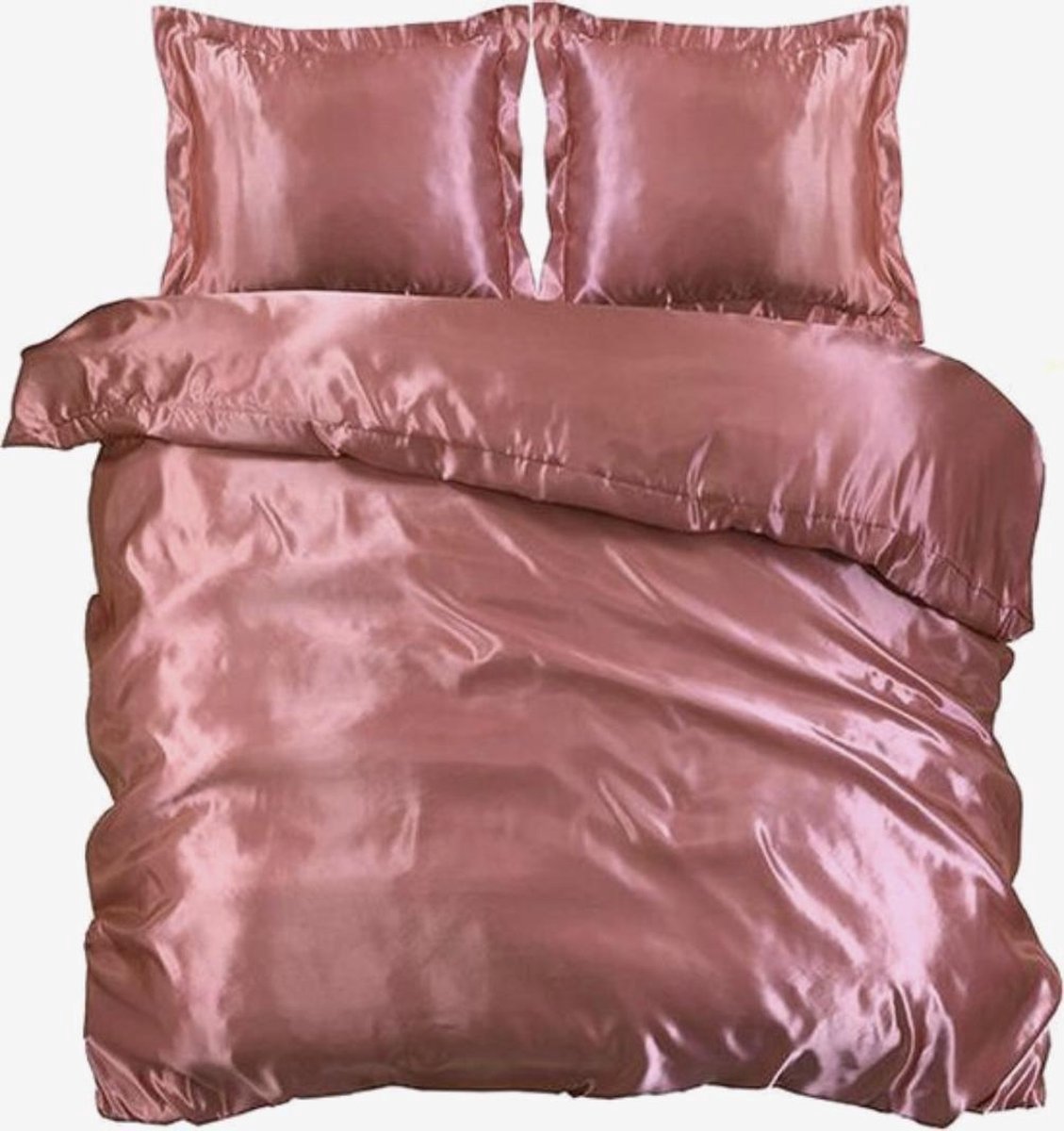 Cozy Covers Dekbedovertrek - 240x200/220 - Glans Satijn - Roze