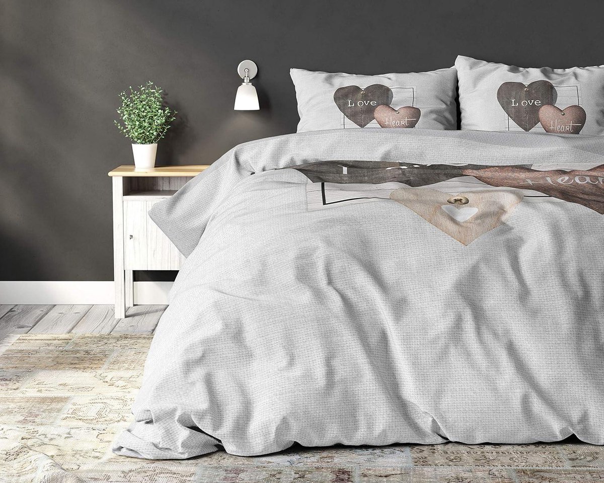 WUMIUER Marmeren beddengoed, 240 x 220 cm, 3-delig, zwart-wit marmer, omkeerbaar beddengoed, licht zacht, microvezel dekbedovertrek 240 x 220 cm en 2 kussenslopen 80 x 80 cm met ritssluiting