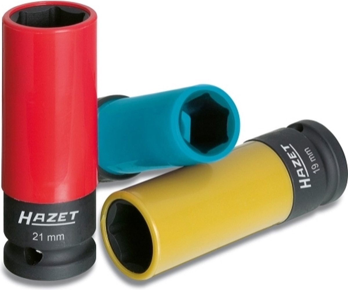 Hazet 903SPC/3 Dop (zeskant) Kracht-dopleutelinzetset 3-delig 1/2 (12.5 mm)