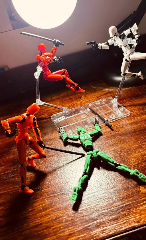Odoukey Skelet Actiefiguur, 5,1 Inch Multi-jointed