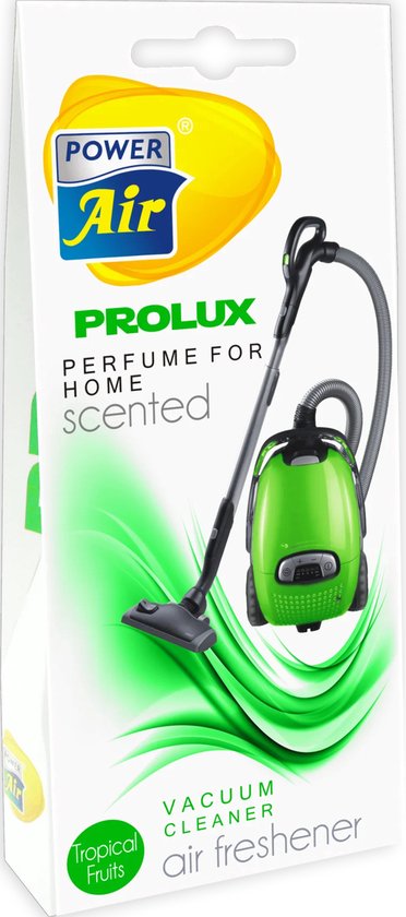 Power Air - Tropical fruit - Prolux geurzakjes - Extra Fruity- 40 gram - 5 zakjes van 8gram Fruitig - geur zakjes voor in de stofzuiger - stofzuigerverfrisser