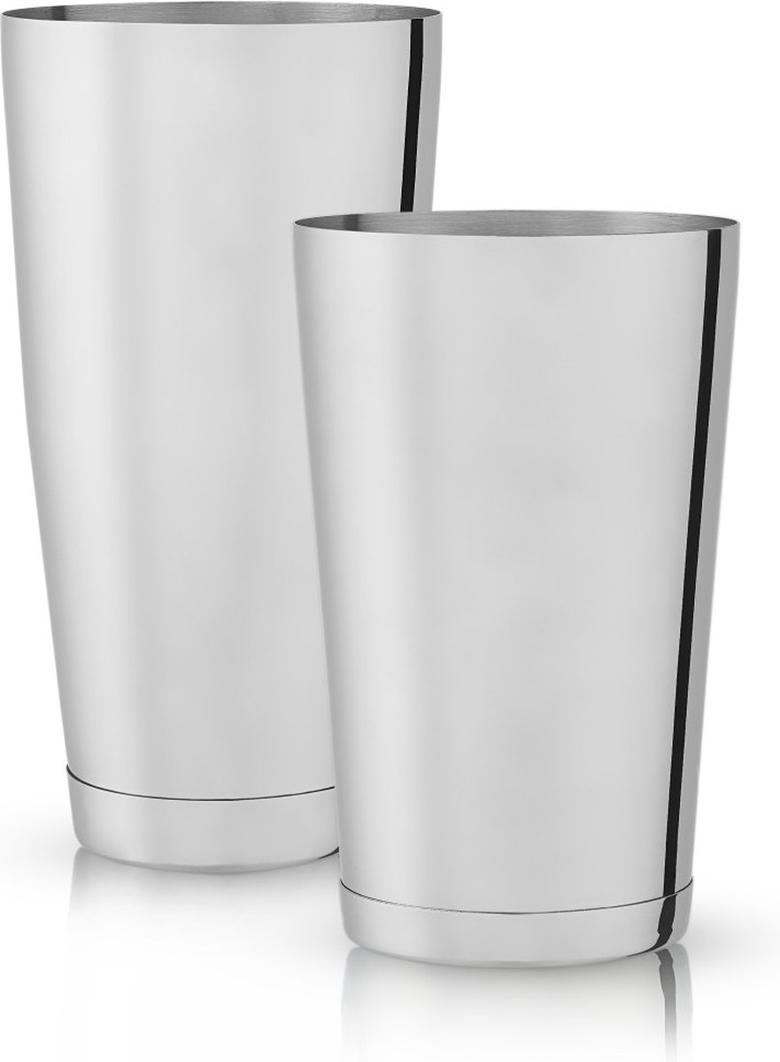 Viski Boston Cocktailshaker - Tin on Tin - roestvrijstaal - 532ml