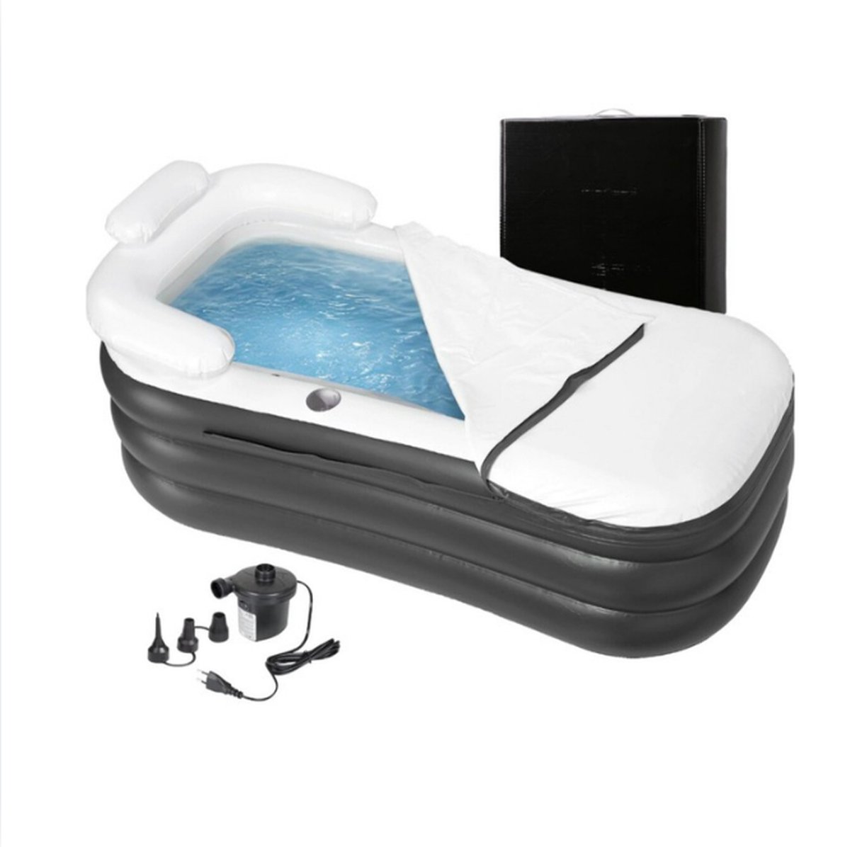 Zitbad Voor Volwassenen - Bath Bucket Voor In Douche Extra Comfortabel - Opvouwbaar Bad Met Verstevigde PVC Laag