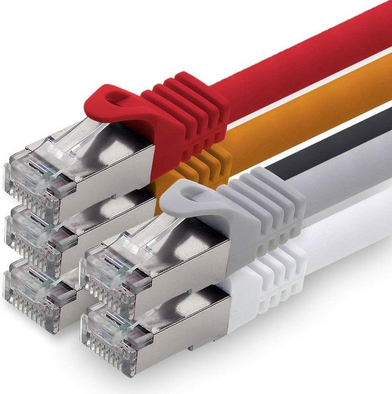 Câble Réseau Cat.6 2M Vert - 1 X Câble Ethernet Câble Réseau Lankabel Cat6 Lan Sftp Pimf