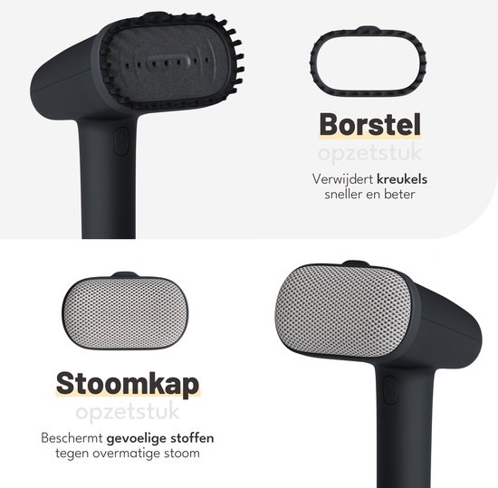 Kledingstomer & Reiniger - Stoomreiniger - Hand Stomer - Stoomapparaat voor Kleding - Ontkreuker
