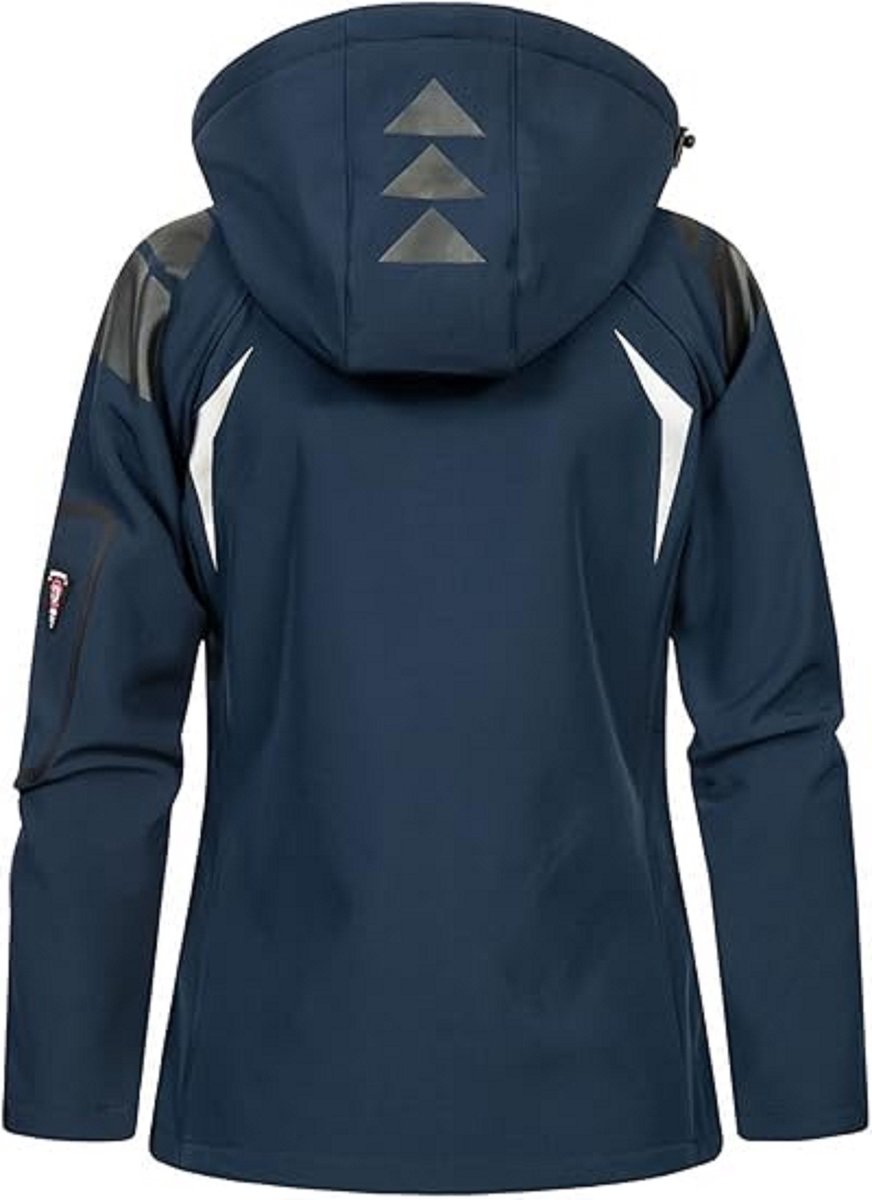 Geographical Norway Damesjas, softshell, jas met capuchon, windbreaker