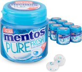 Mentos Gum Pure Fresh Freshmint Suikervrij 8x50stuks