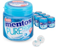 Mentos Gum Pure Fresh Freshmint - Kauwgom - Suikervrij - 8x50stuks