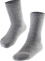 Heatkeeper - Thermo sokken kinderen - 2-Paar - Maat 31/35 - Grijs - Thermosokken kinderen