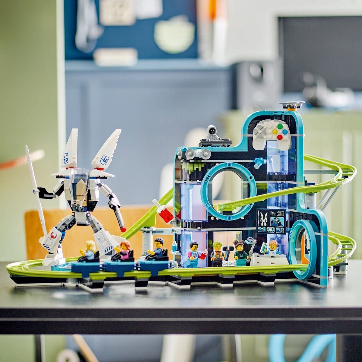 LEGO City Achtbaan in Robotwereld speelgoed - 60421 — afbeelding 8