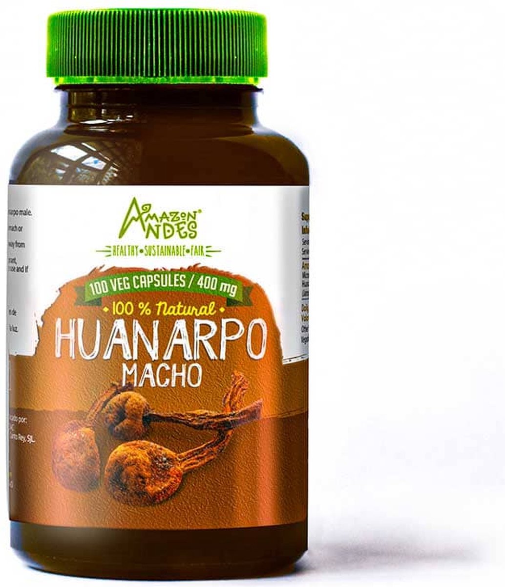 Goedkoopste Huanarpo macho capsules (100 400 mg)rijk aan bioactieve stoffen zoals anthocyanen, alkaloïden, saponinen, tannines en flavonoïden,