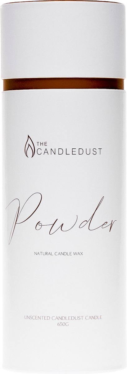 The Candledust™ Premium Kaarsenzand - Luxe Poederkaarsen -Geurloos - 140 Uur Brandduur - Inclusief Lonten -650 Gram - Unieke Kaars - Veilige Kaarsen - Maak je Eigen Kaarsen - Zonder Was Verspilling -Perfect Cadeau