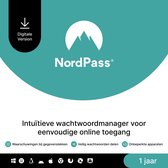 Bol.com NordPass Premium - Password Manager - 6 Apparaten - 1-jarig Abonnement - PC & Telefoon Download aanbieding
