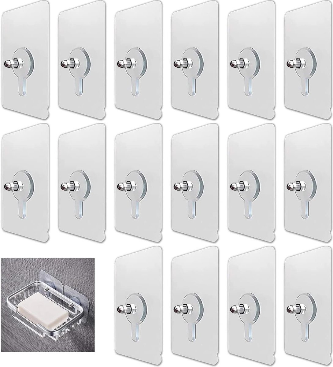 30 Pack Adhesive Screw for Hanging Utensils - Living Rooms, Bedrooms, Bathrooms, Kitchen klevende spijker