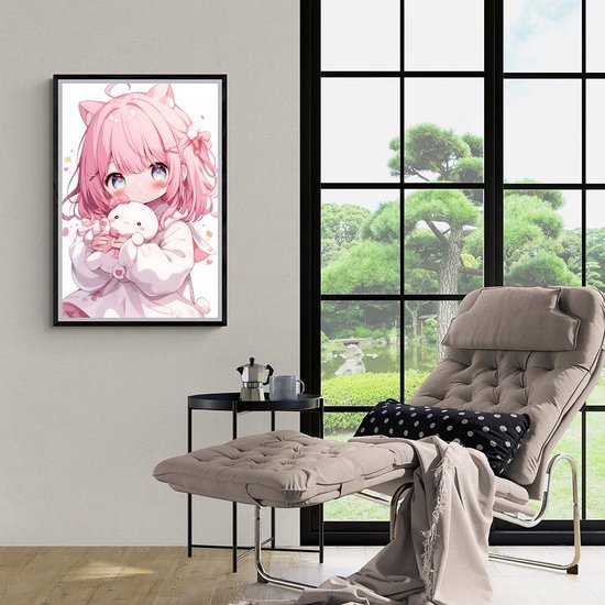 Kawaii affiche | Chibi Poster | Anime Poster | Affiche mignonne | Affiche colorée | Affiche créative | Affiche moderne | 51x71cm | MT | Décoration murale | Affiche murale | Convient pour l'encadrement