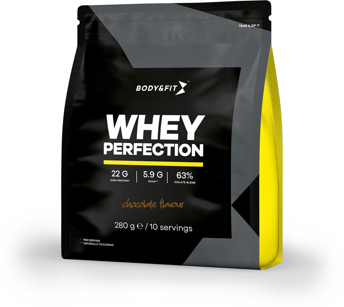 Goedkoopste Body & Fit Whey Perfection - Proteine Poeder / Whey Protein - Eiwitpoeder met BCAA - Eiwitshakes - 280 gram (10 shakes) - Chocolade