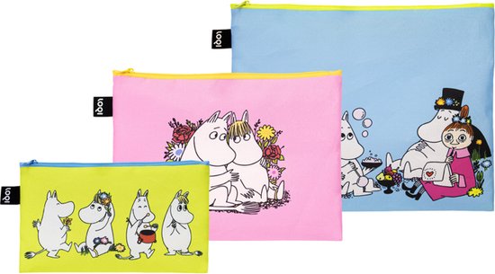 Poches Zip LOQI - Moomin Together