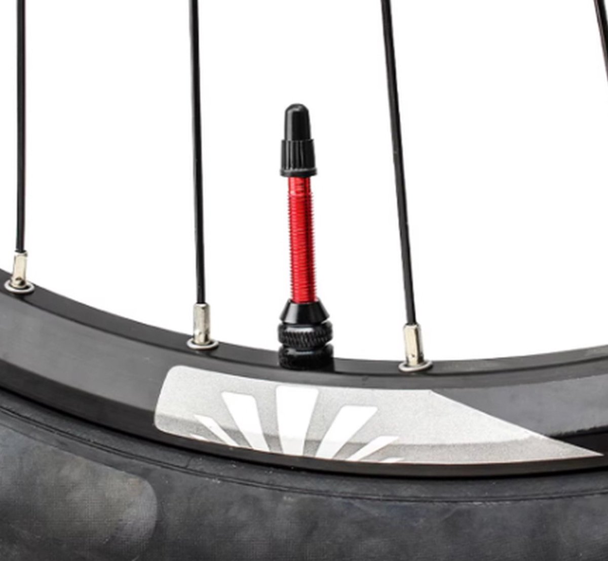 4 Stuks Ventieldoppen Fiets Frans Aluminium Fietsventiel Dop Banden Franse Cap Stofhoezen Fietsband Ventieldoppen Set