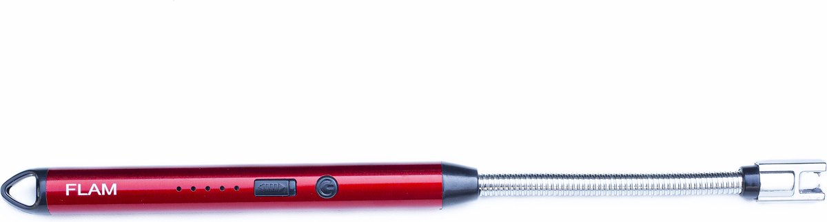 Goedkoopste Elektrische Oplaadbare Flexibele Keuken BBQ Aansteker Aansteker vonk - aanstekers met USB - Elektrische USB oplaad aansteker- aansteker met USB rood