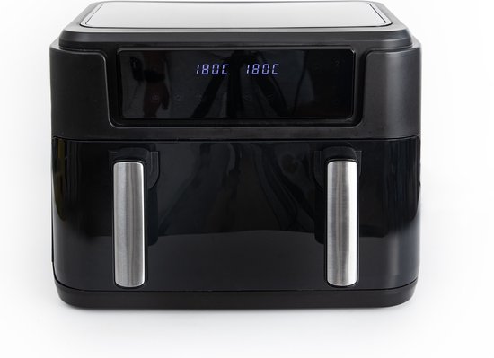 Gastronoma Airfryer 10L Dual Zone Zwart 2400W