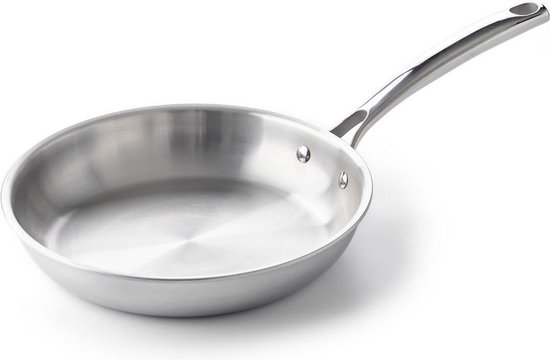 BK Poêle à frire Superior Tri-Ply - ø 20 cm - Sans revêtement antiadhésif