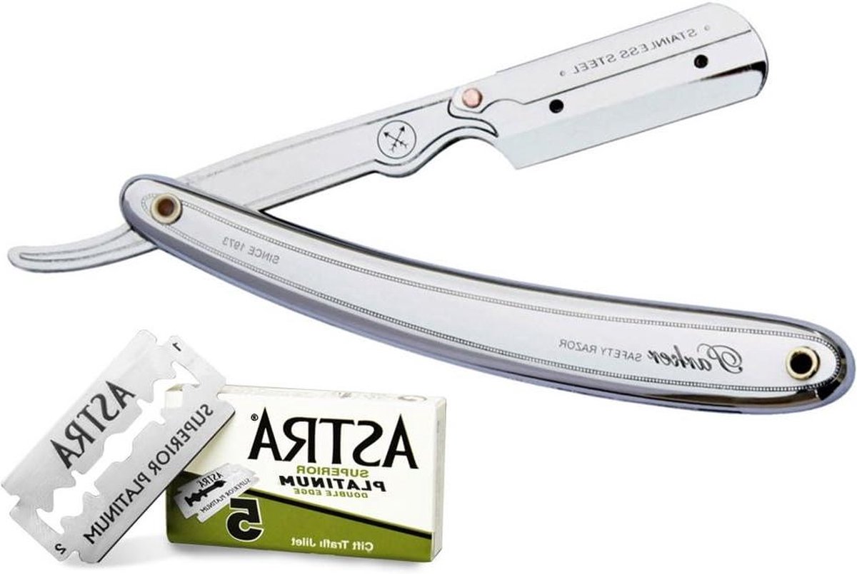31R Parker-Astra Barba Double Edge Razor Blades 2-Pack