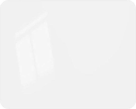 Tapis de bureau The Living Store - Transparent - 150 x 115 cm - 1,2 mm d'épaisseur - PVC - Résistant à la saleté - Insonorisant - Sans produits chimiques toxiques