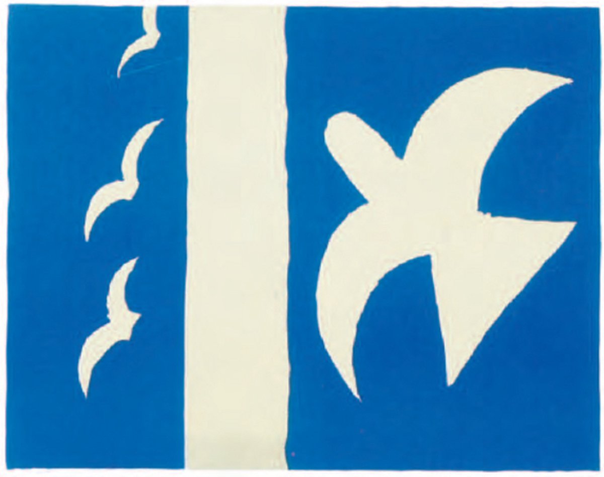 Catch Projecten Georges Braque - Vogels - Kunstposter - 60x80 cm Multicolor