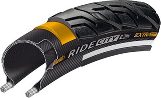 Continental Buitenband City Ride 28" (37-622) Reflex Zwart/bruin