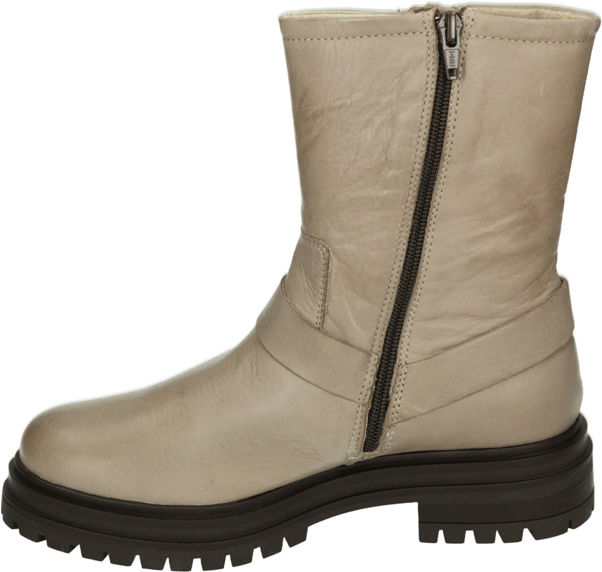 AQA Shoes - A8645 - Laarsjes - Kleur: Taupe - Maat: 37