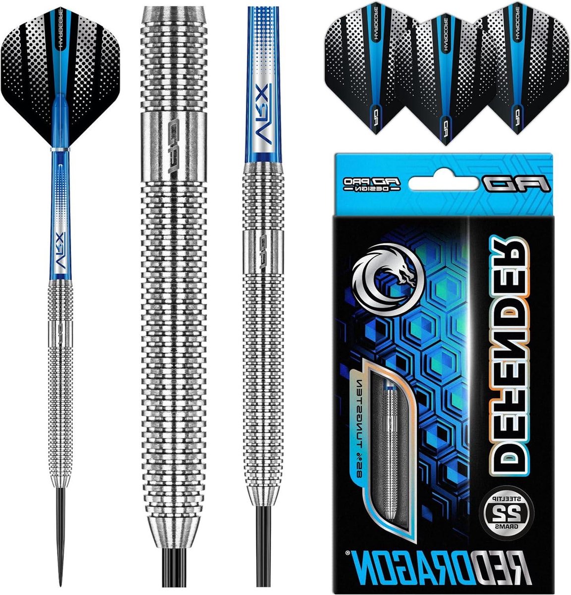 22 of 24 Gram Tungsten Dartpijlen Professioneel - Met Flights en Dart Shafts