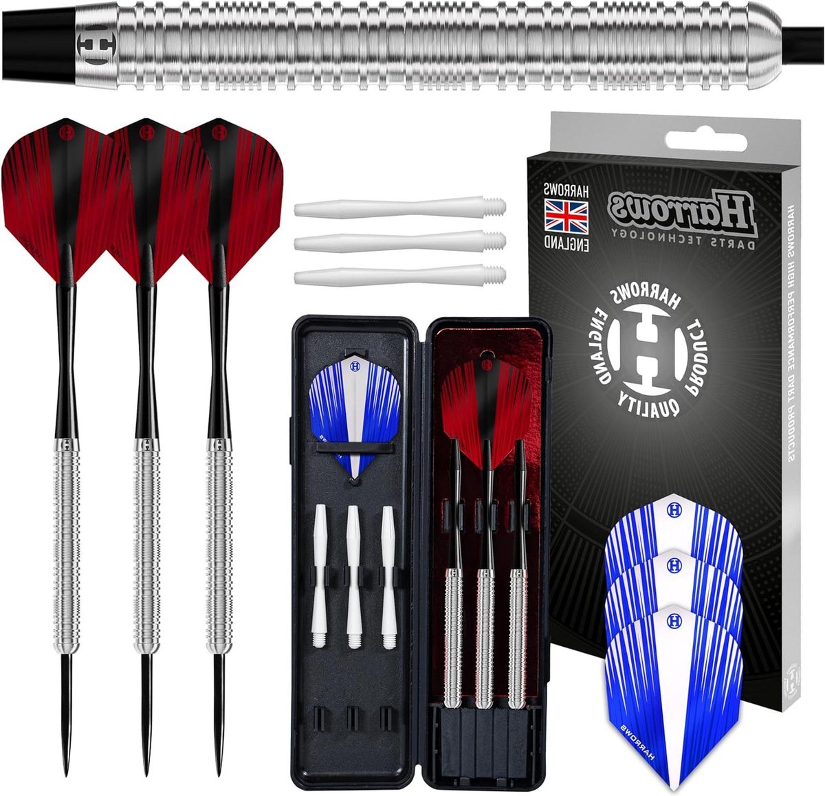 90% Tungsten Darts Set 25 g - High Quality Professional Steel Tip Darts