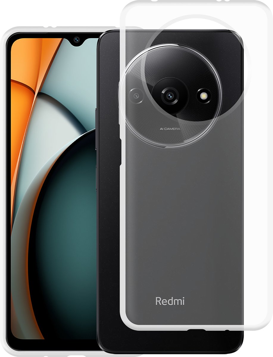 Cazy hoesje geschikt voor Xiaomi Redmi A3 Hoesje Siliconen - Flexibele Case - Transparant
