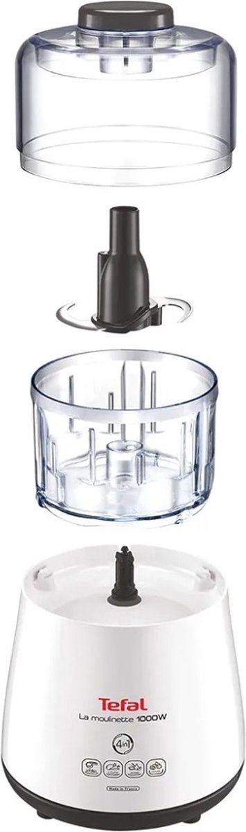 Tefal La Moulinette DPA 130 Hakmolen - Hakreservoir 300ml - 1000W - Wit — afbeelding 4