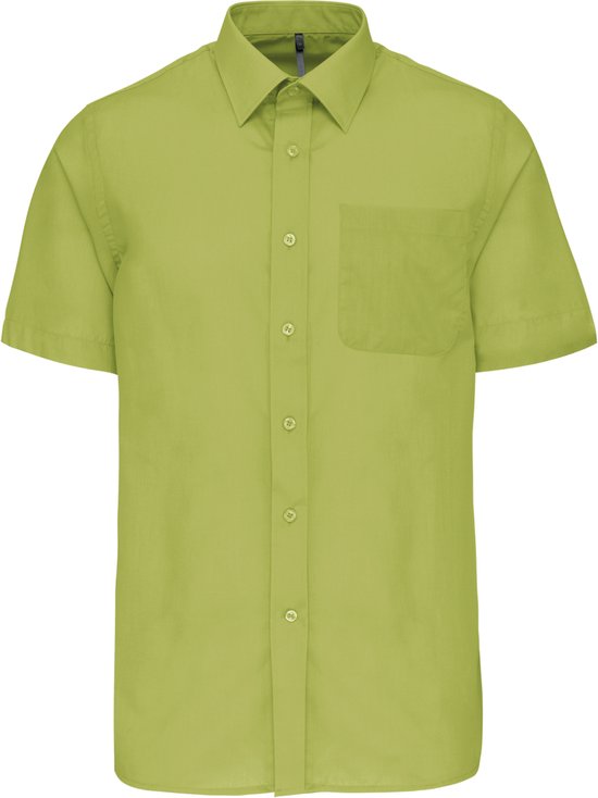 Chemise homme 'Ace' manches courtes marque Kariban Lime taille L