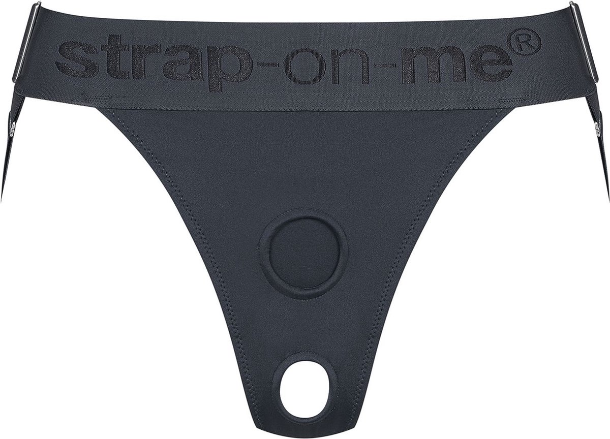 Goedkoopste Strap-On-Me - Harness Unique - Strap-On Harnas - Voor dubbele penetratie - Grijs
