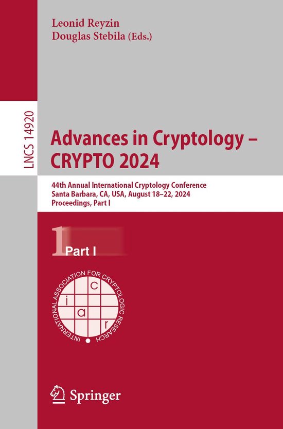 Springer Nature Proceedings Computer Science 1 - Advances in ... - cover