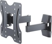 Bol.com Muurbeugel-Tv 23-42 inch VESA 200x200 kantelbaar 3°/-10° draaibaar +/-90° afstand tot muur 56-300mm draagvermogen max 30... aanbieding