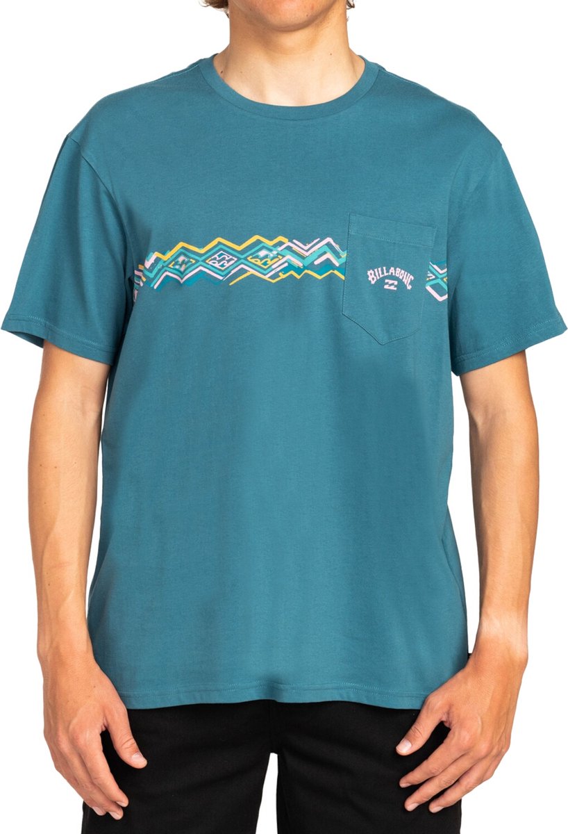 Billabong Spinner Heren T-shirt Ebyzt00116-bll Kleur Blauw