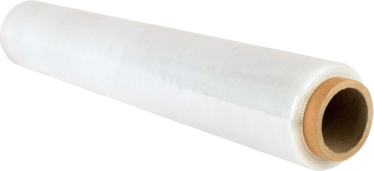 Stretchfolie - Wikkelfolie - Rekfolie - Inpakfolie - Krimpfolie - Palletfolie - Transparant - 1 rol -20 mic - 50 cm x 300 m