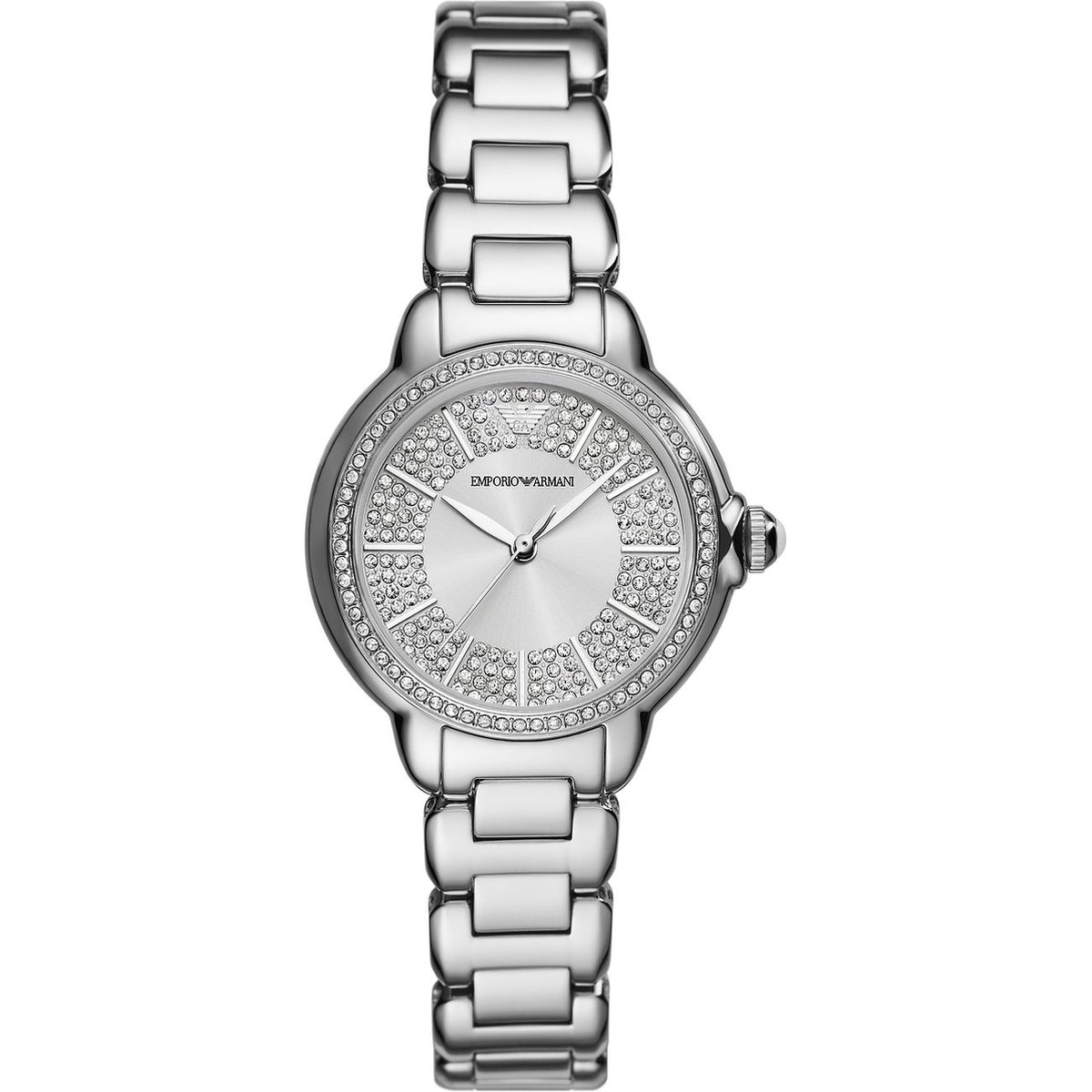 Emporio Armani AR11632 Dames Horloge - Zilverkleurig