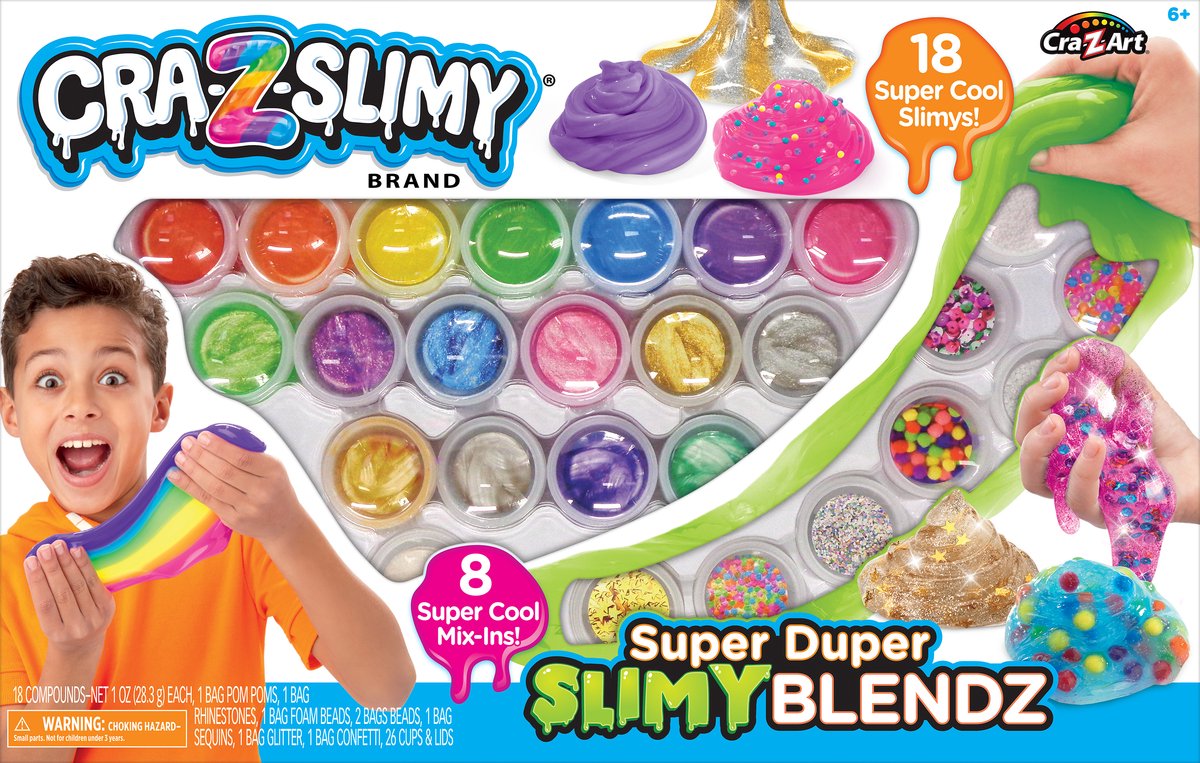Slijm Maken Pakket voor Kinderen - Slime - Cra-Z-Slimy Super Duper Slimy Blendz