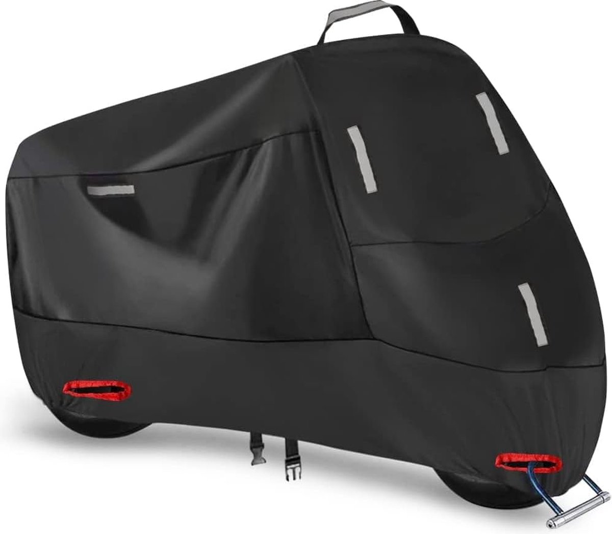 Solacis Motorhoes waterdicht buiten - Motorhoes - Waterdicht - Motorhoes voor buiten - Scooterhoes - Must have voor uw motor!