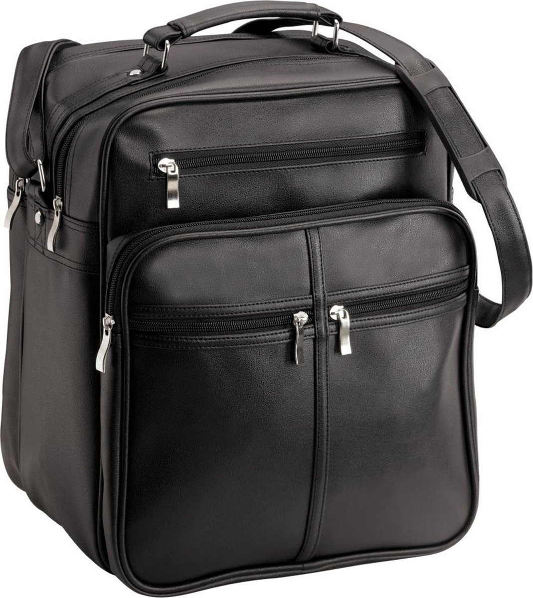 D&N Bags & More Flugumhänger - Schoudertas 30 cm (schwarz)
