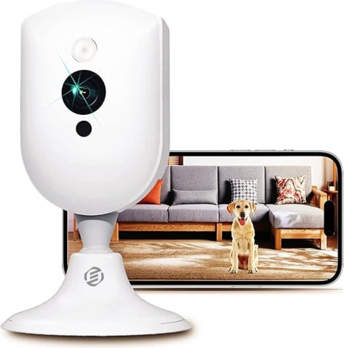 Equivera Honden Camera - Beveilingingscamera - Huisdiercamera - WiFi - Petcam - Eenvoudige Installatie - Indoor Camera