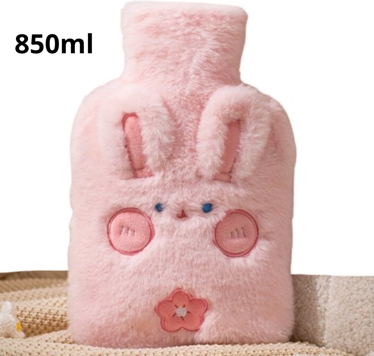 Goedkoopste Bovista Warmwaterkruik - Warmtekruik - Warmwaterzak Met Hoes - Warmtekussen - Knuffel Kruik - Bag - Konijn