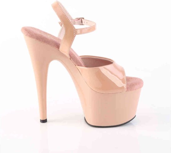 Pleaser - ADORE-709 Sandaal met enkelband - US 10 - 40 Shoes - Roze