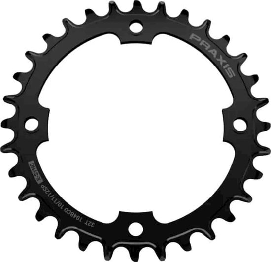 Praxis Steel 104 Bcd Kettingblad Zilver 32t van Praxis — afbeelding 4